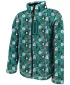 Hanorac fleece pentru copii WAMU MEDVĚDI TURCOAZ