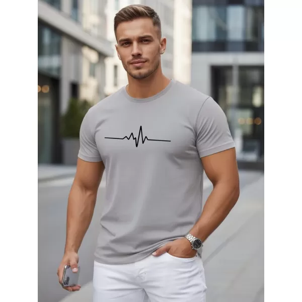  Tricou pentru bărbați DSTREET NX5098R-SL GRI DESCHIS 