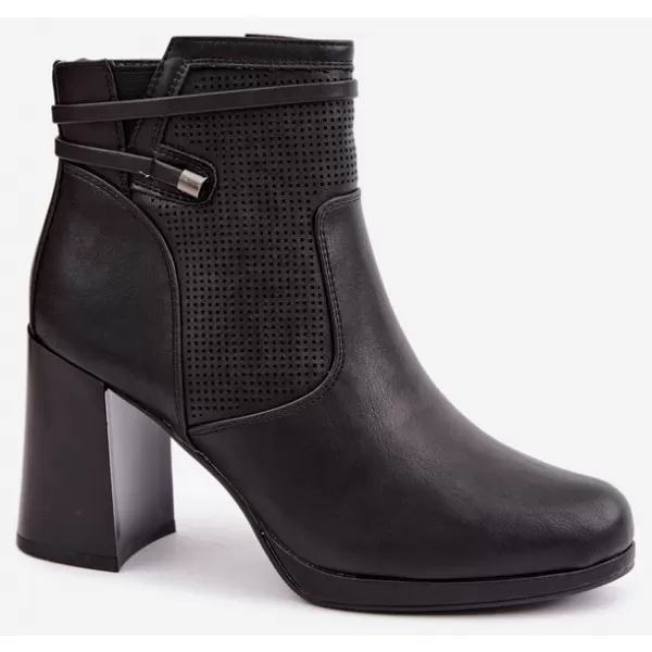  Botine de dama BOTO FAF125B-2 NEGRU 