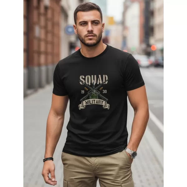  Tricou pentru bărbați DSTREET NX0154R-BK NEGRU 
