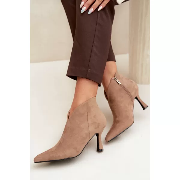  Botine de dama BOTO D-219 KAKI 