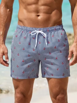 Pantaloni scurți pentru bărbați DSTREET SX2606 ALBASTRU ÎNCHIS
