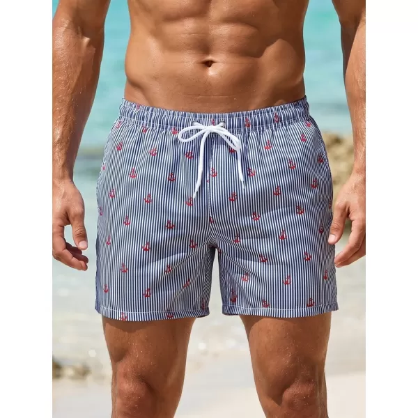  Pantaloni scurți pentru bărbați DSTREET SX2606 ALBASTRU ÎNCHIS 
