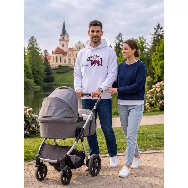  Hanorac pentru bărbați ALTISPORT ALM193422 ALB 