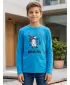 Tricou pentru copii ALPINE PRO ECCO 2 ALBASTRU ATOMIC NEON PA VARIANTA