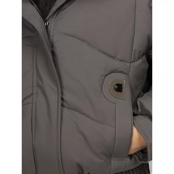  Geaca de dama DSTREET TY6010 GRI ÎNCHIS 