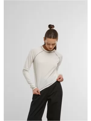 Tricou de damă URBAN CLASSICS TB7730 APROAPE ALB