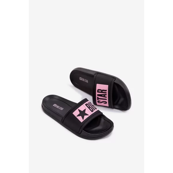  Papuci copii BIG STAR SHOES TT374A004 NEGRU/ROZ 