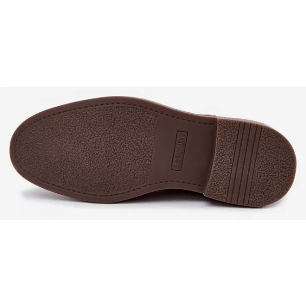 Pantofi pentru bărbați BIG STAR SHOES UU174277 UMBRE MARO/BEJ 