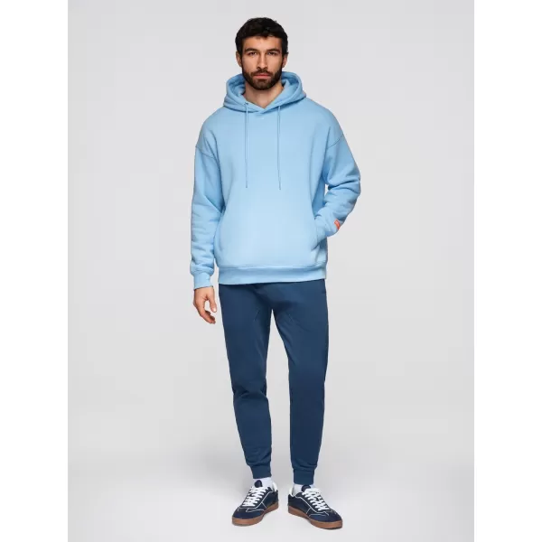  Pantaloni de trening pentru bărbați OMBRE OM-PABS-0305 ALBASTRU MARIN 