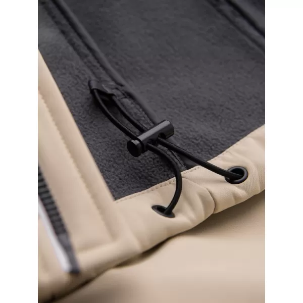  Jachetă softshell pentru bărbați OMBRE OM-JANP-0292 NISIP 