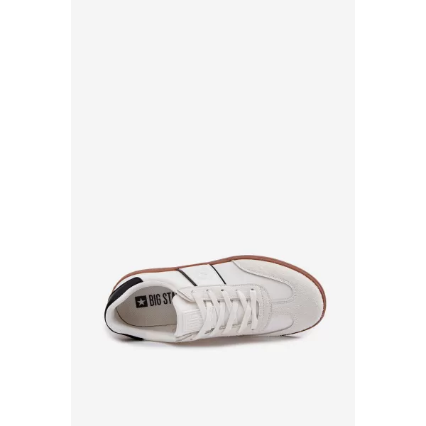  Adidași pentru bărbați BIG STAR SHOES TT174128 ALB 