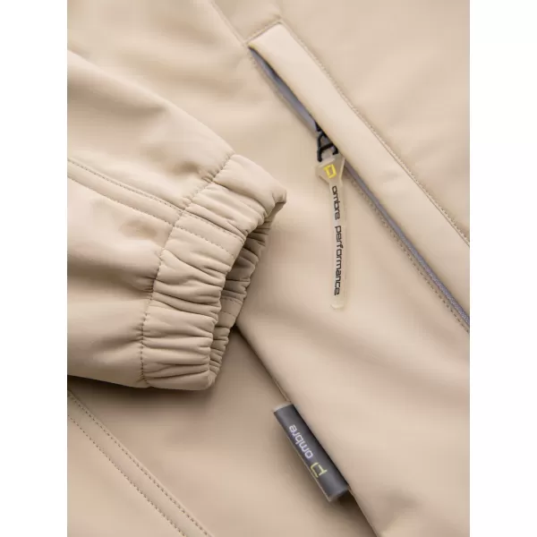  Jachetă softshell pentru bărbați OMBRE OM-JANP-0292 NISIP 