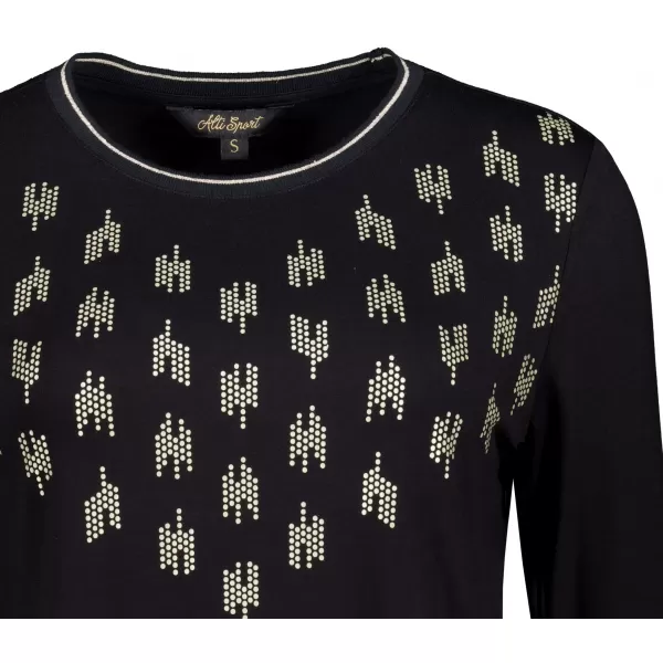  Tricou de damă ALTISPORT IDIARA NEGRU 