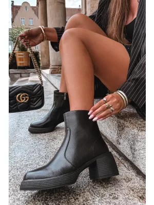Botine de dama D&A CR62-3369 NEGRU