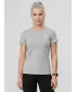 Tricou pentru femei 4F WMM00TTSHF3306 MELANGE GRI DESCHIS RECE