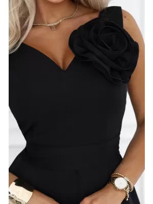 Rochie NUMOCO 669-6 NEGRU CLASIC
