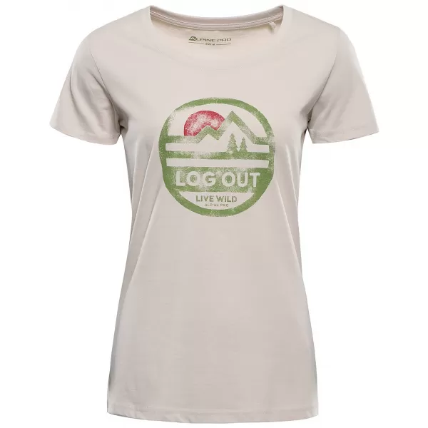 Tricou pentru femei ALPINE PRO TERMESA 4 VARIANTA PC MOONBEAM 