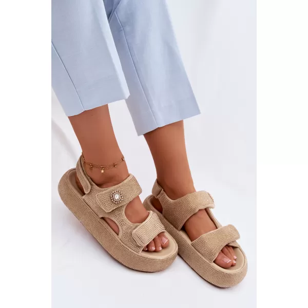  Sandale de dama GOE TT2N4101 BEJ 