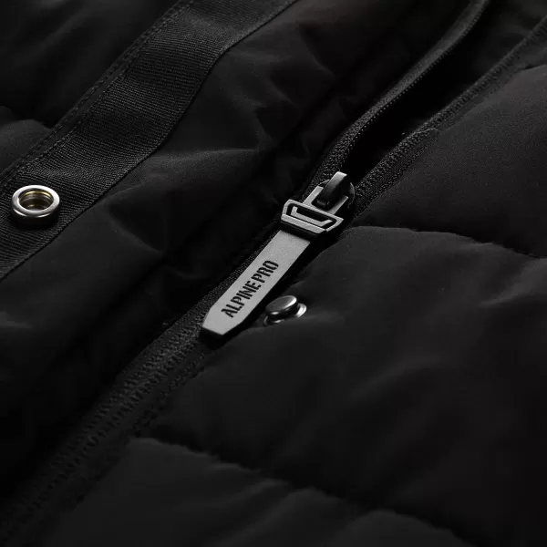  Vestă caldă de damă ALPINE PRO HERDA 3 NEGRU 