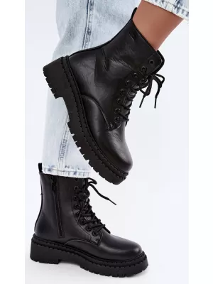 Botine de dama BIG STAR SHOES UU274816 NEGRU
