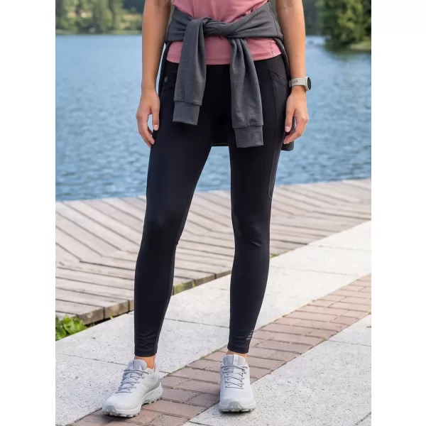  Jambiere sport de damă ALPINE PRO GEMSA NEGRU 