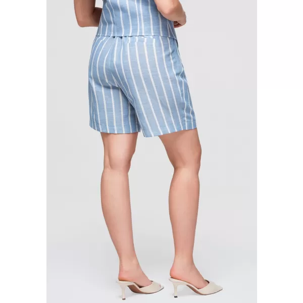  Pantaloni scurți de damă OMBRE OW-ST-E0017 ALBASTRU 