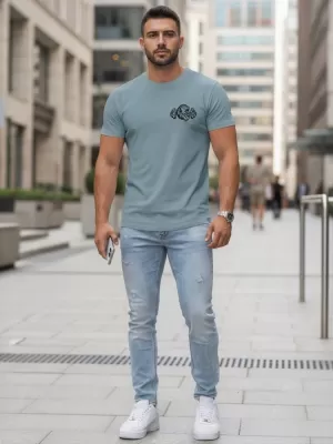 Tricou pentru bărbați DSTREET NX5084R ALBASTRU