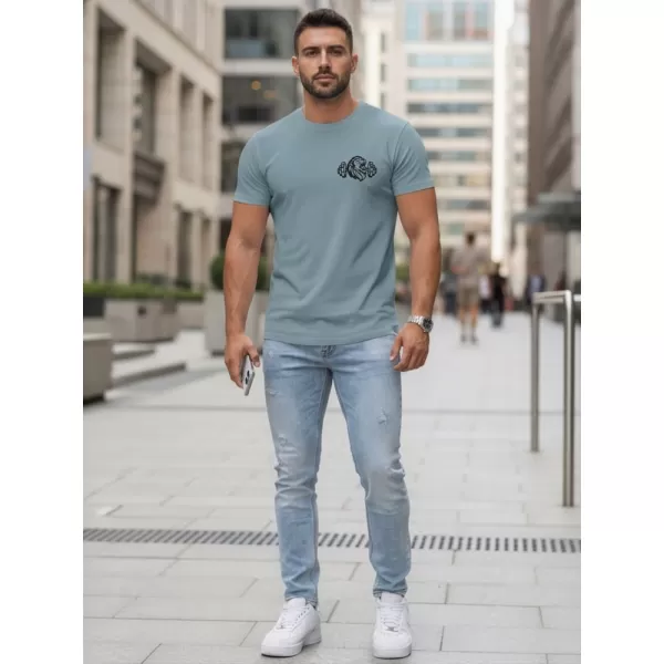  Tricou pentru bărbați DSTREET NX5084R ALBASTRU 