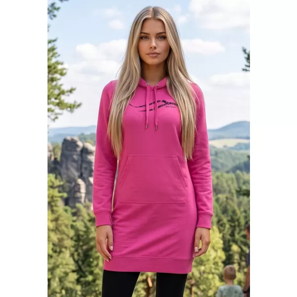  Hanorac prelungit dama ALTISPORT ALW001419 MAGENTA 