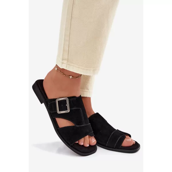  Papuci de damă BIG STAR SHOES TT274477 NEGRU 