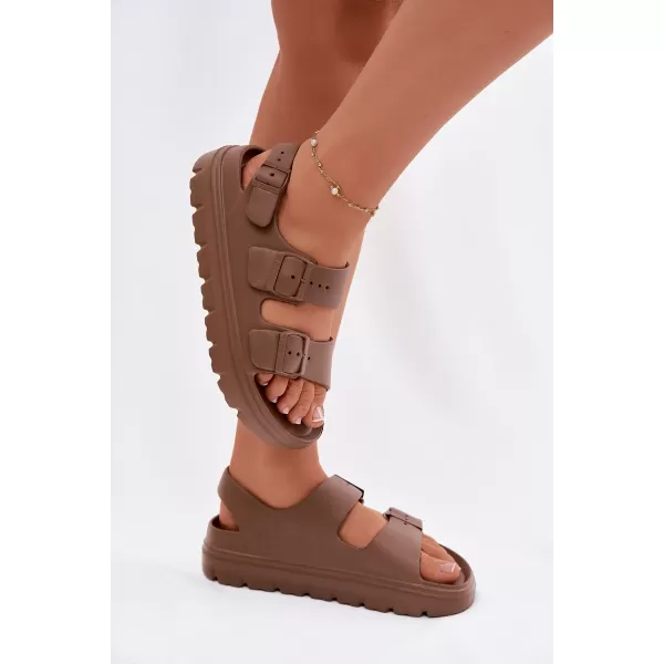  Sandale de dama BIG STAR SHOES TT274A035 MARO/BEJ 