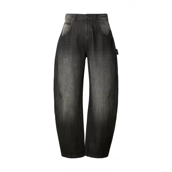  Pantaloni pentru bărbați URBAN CLASSICS TB8057 MARMURĂ GRI MIJLOCIU PROFUND SPĂLATĂ 