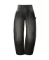 Pantaloni pentru bărbați URBAN CLASSICS TB8057 MARMURĂ GRI MIJLOCIU PROFUND SPĂLATĂ