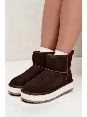 Pantofi de dama BIG STAR SHOES UU274693 MARO/BEJ