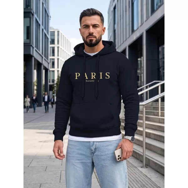  Hanorac pentru bărbați DSTREET NX5147BX-25-09 ALBASTRU ÎNCHIS 
