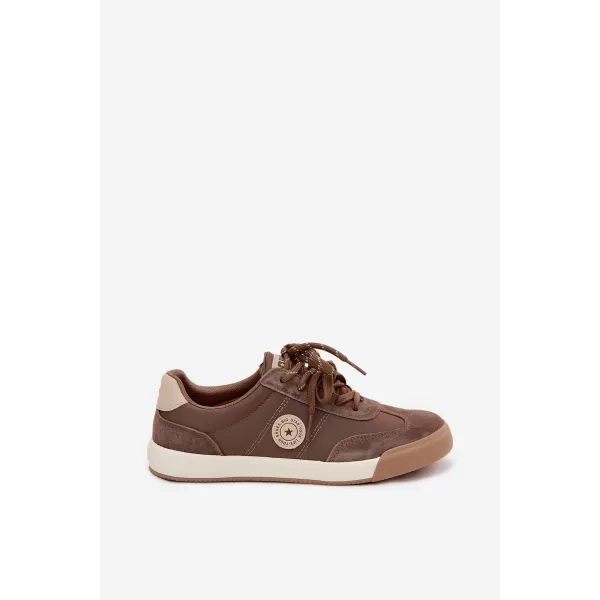 Adidași de damă BIG STAR SHOES UU274002 MARO/BEJ 