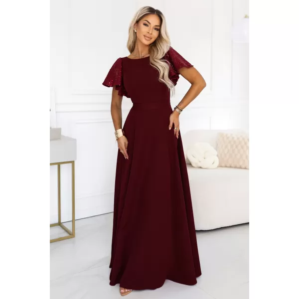  Rochie NUMOCO 694-3 CLARET 