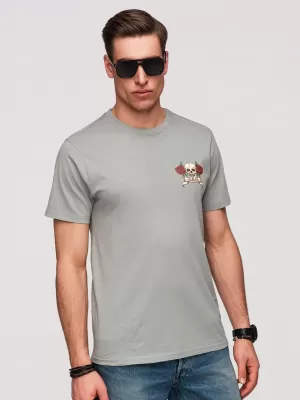 Tricou pentru bărbați OMBRE OM-TSPT-0257 GRI