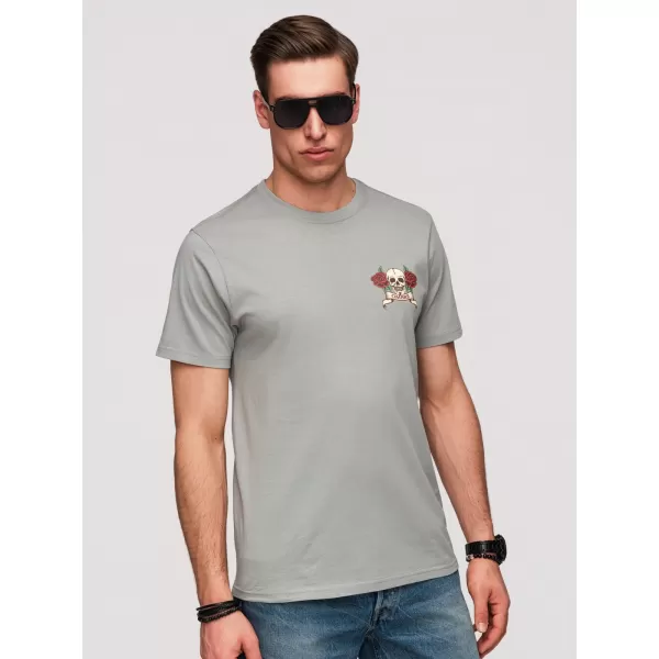  Tricou pentru bărbați OMBRE OM-TSPT-0257 GRI 