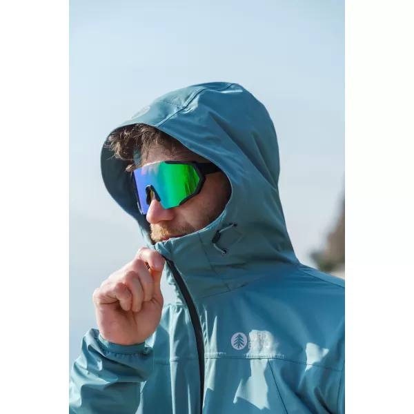  Jachetă softshell impermeabilă pentru bărbați NORDBLANC EXPEDITIOUS NBSSM8323 VERDE 