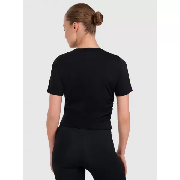  Tricou funcțional de damă 4F WAW25TFLOF433 NEGRU ADÂNC 