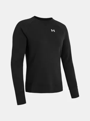 Hanorac de dama UNDER ARMOUR RIVAL TERRY CREW 1360959-001 NEGRU