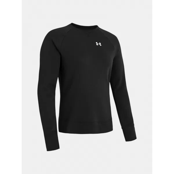  Hanorac de dama UNDER ARMOUR RIVAL TERRY CREW 1360959-001 NEGRU 