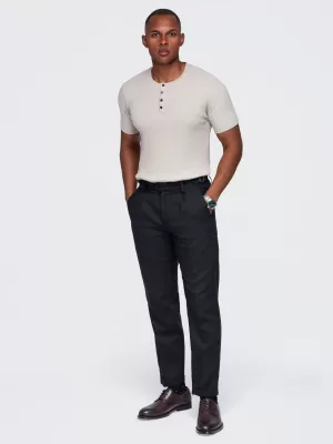 Tricou pentru bărbați OMBRE OM-TSCT-0304 GRI DESCHIS