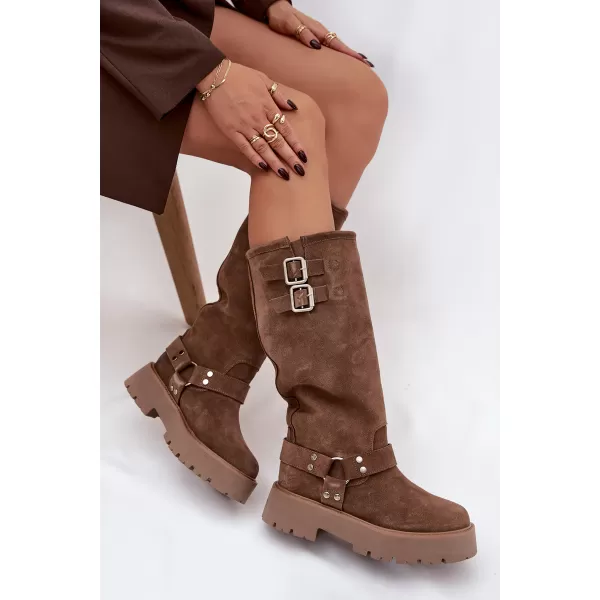  Cizme de dama BIG STAR SHOES OO274A182 BEJ 
