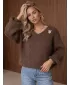 Pulover de dama DSTREET MY2626 FANGO
