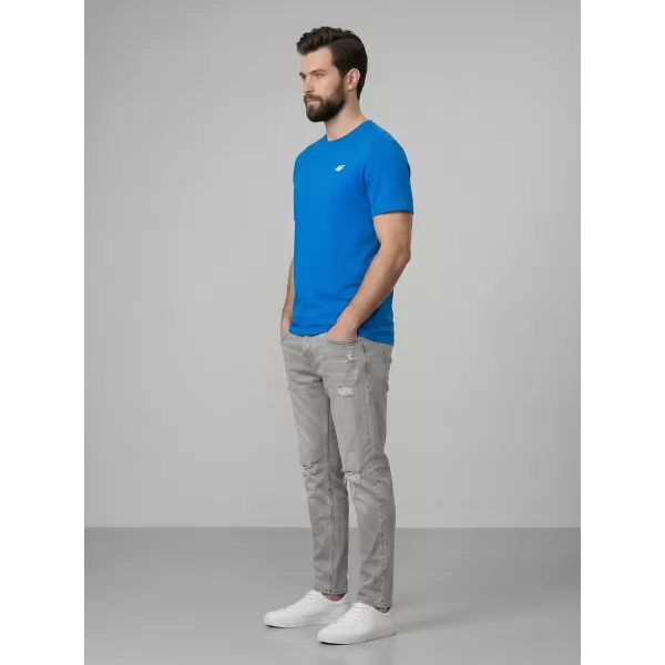  Tricou pentru bărbați 4F WMM00TTSHM3341 ALBASTRU 