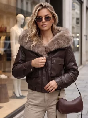 Geaca de dama DSTREET TY5976 MARO