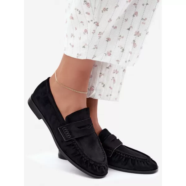  Mocasini de dama BOTO TC-40 NEGRU 